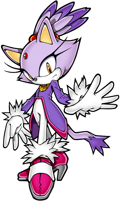 Blaze The Cat Amy Rose Sonic Rush Adventure - Wiki Transparent PNG