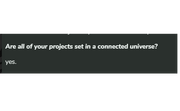 Proof of connected universes
