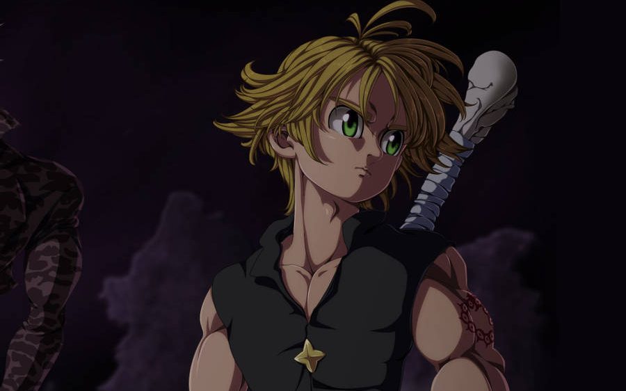 Nanatsu no Taizai, Meliodas, portrait, Japanese manga, face, protagonist,  anime characters, HD wallpaper