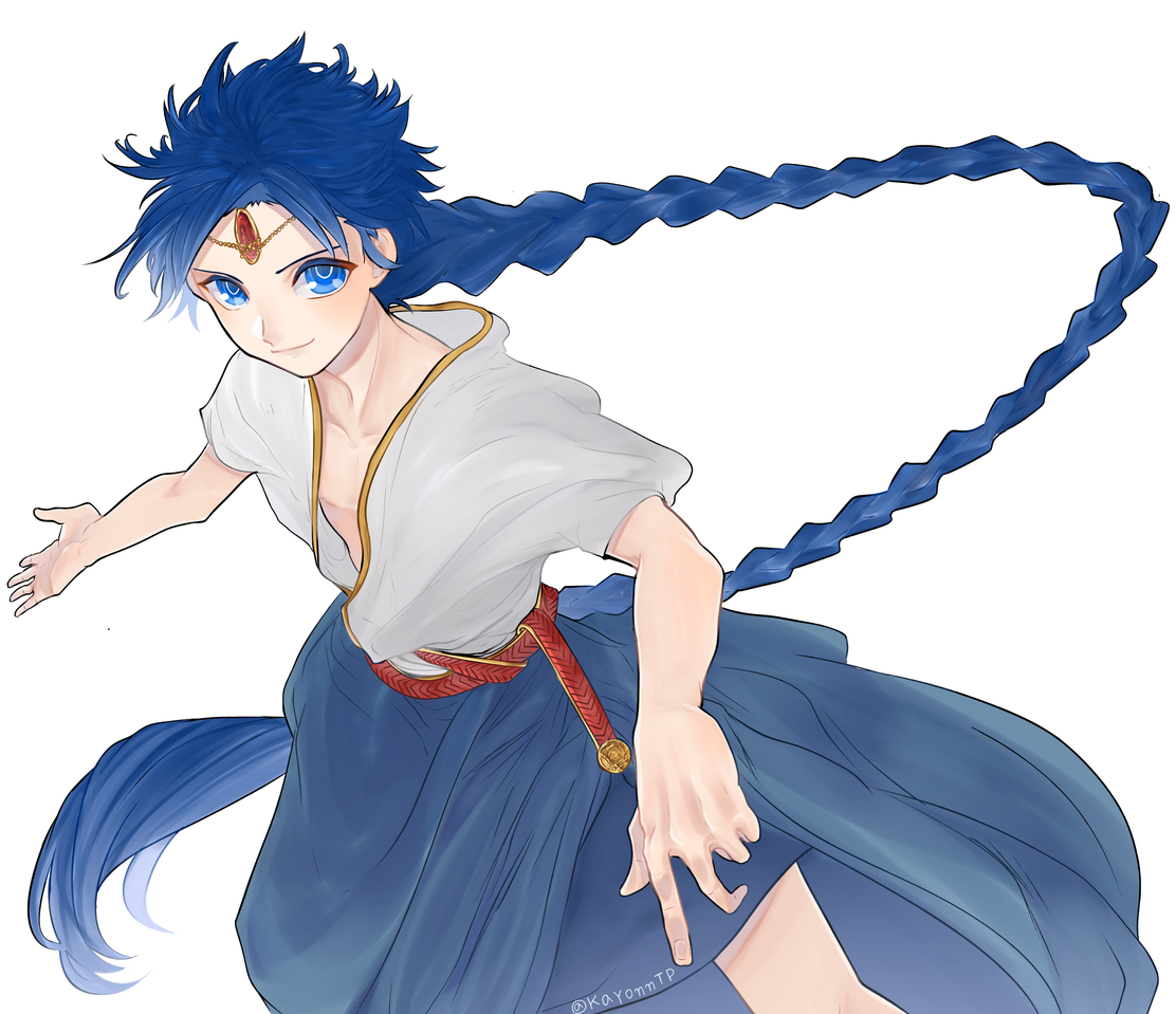 Magi the kingdom of magic:Aladdin render by AyakaYukihiro on