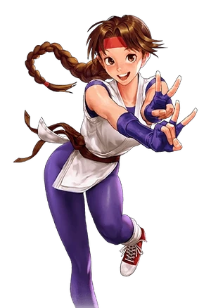 ○K288○【yurikyonkyonです。】 Yuri Sakazaki (Canon, The King of Fighters: Destiny)/Unbacked0