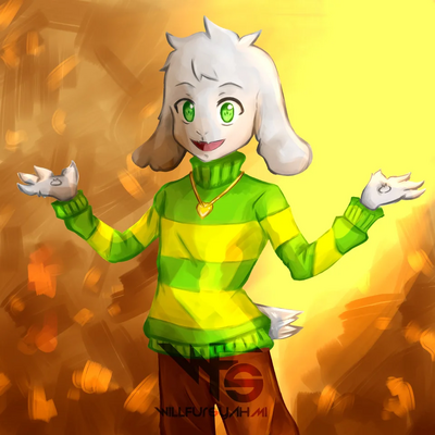 Asriel Dreemurr Canon Theuser7 Character Stats And Profiles Wiki Fandom