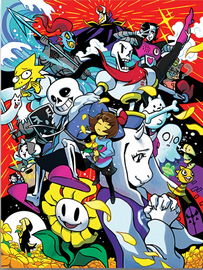 Pixilart - Undertale Characters by not-a-child