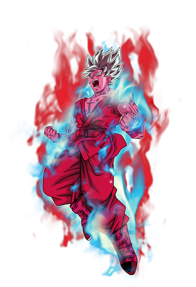 WildArt• - “KAIOKEN x20” •Goku ssj blue Kaioken• Realized whit