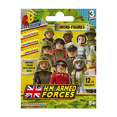 H.M ARMED FORCES MINI FIGURES CHARACTER BUILDING 3 SERIES 2 