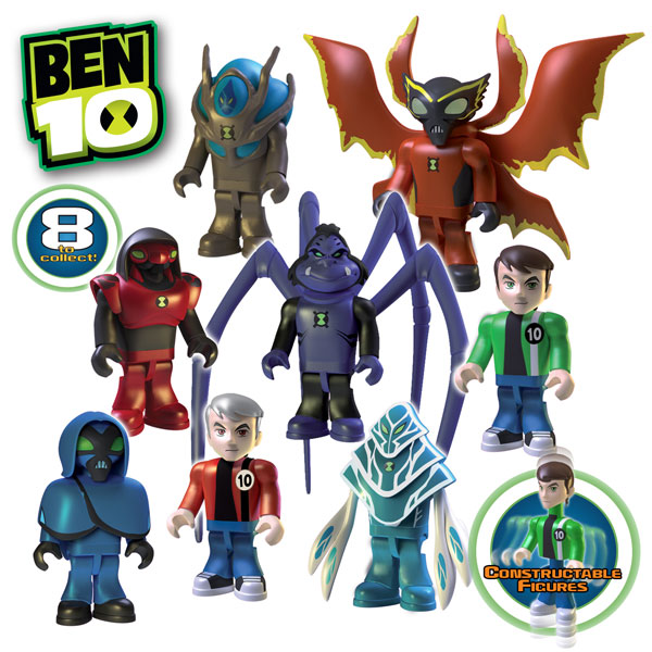 Ben 10 Figure Collection Alien Swarm Movie 3-Pack Figures