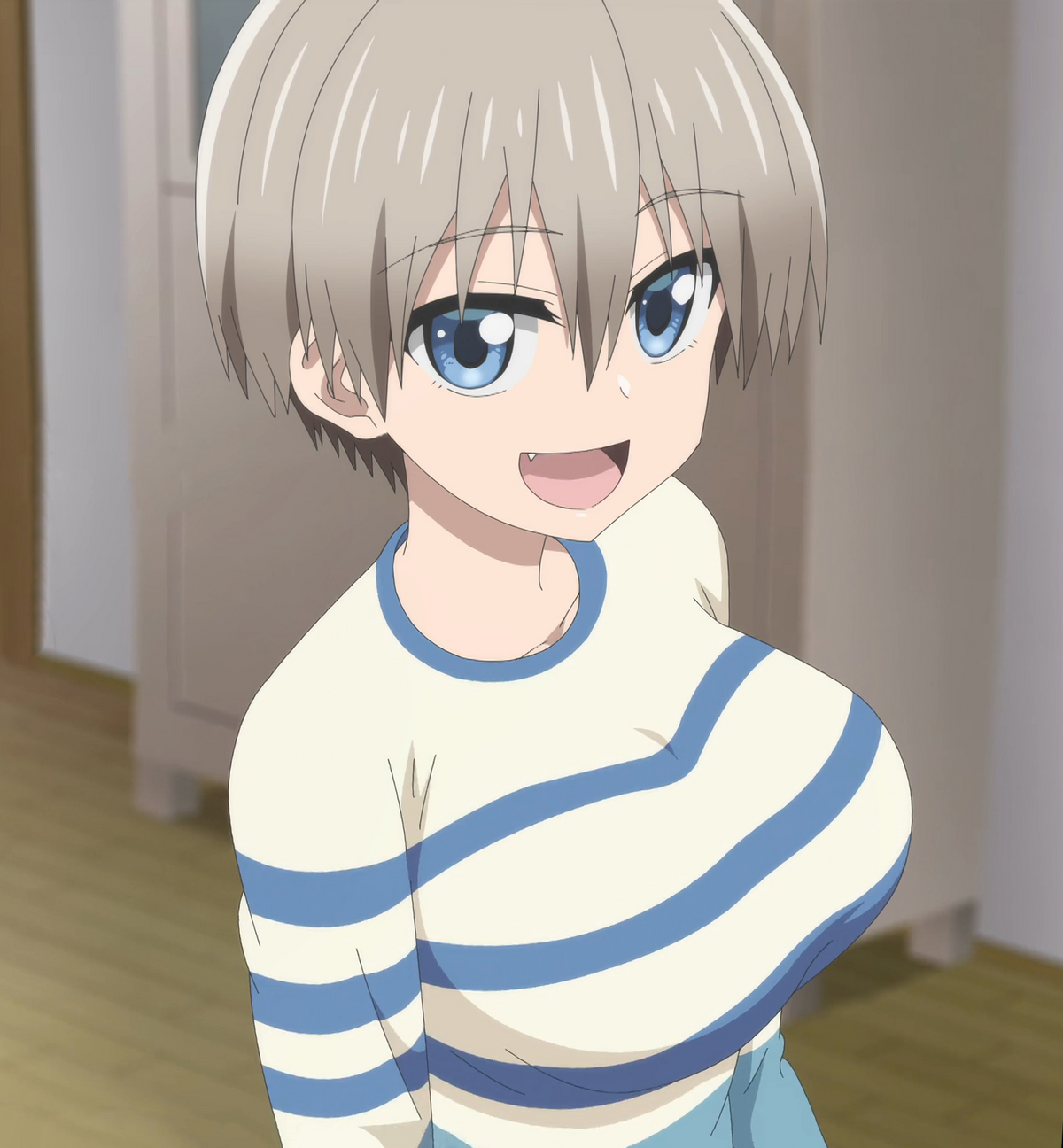 Uzaki-chan Wants to Hang Out! Anime Girl Short Hair Big Boobs