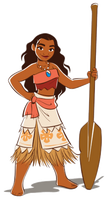 Moana 2D Artwork