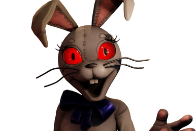 196428 - safe, artist:bunnyartsowo, animatronic, bear, fictional species,  mammal, robot, five nights at freddy's, 2022, bow, bow tie, character name,  clothes, english text, hat, headwear, lidded eyes, looking at you, male,  nightmare (