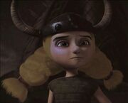 Astrid as a toddler