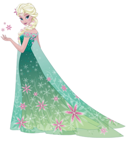 green dress elsa