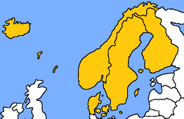 Nordic map