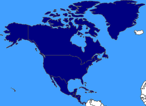 North America map
