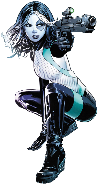 Domino (Marvel Comics) render