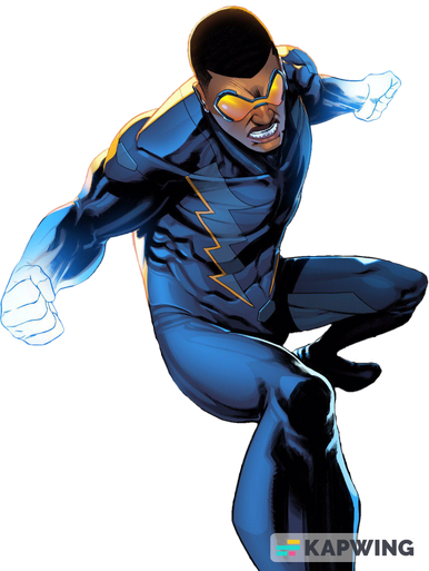 Black Lightning (DC Comics) render