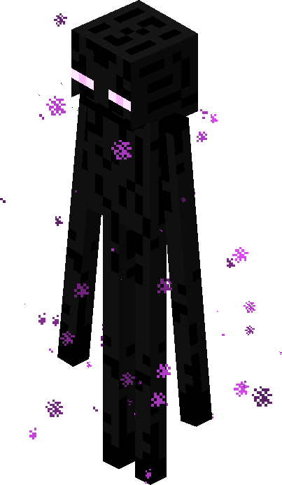 Dark fantasy minecraft enderman character