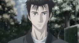 Shinichi at age 17, after fusing with Migi.