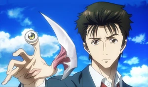Wallpaper izumi shinichi and migi by shirius251-d8owb4q