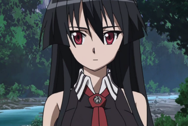 The anime character mine from akame ga kill barefoot