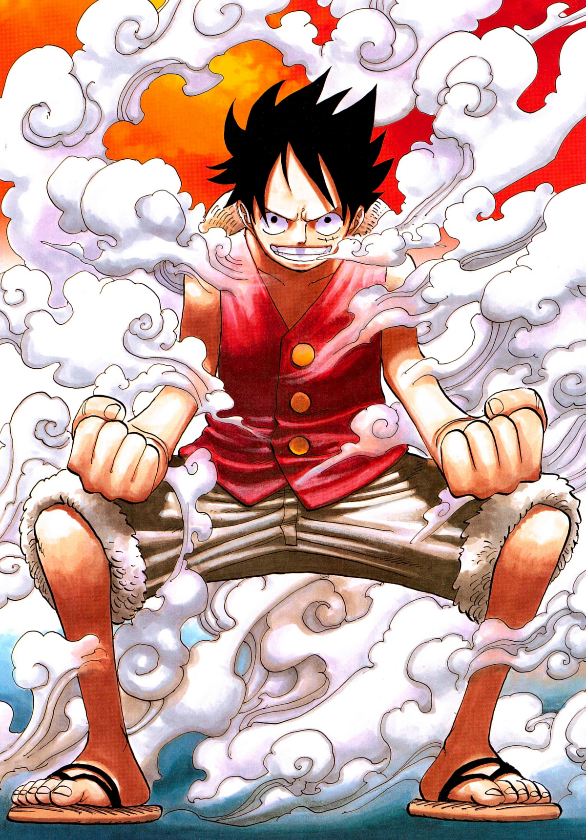 Gear Second, Gear Third, Gear Fourth, text, Monkey D. Luffy; One Piece