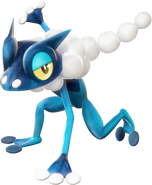 Frogadier, Greninja's pre-evolution.