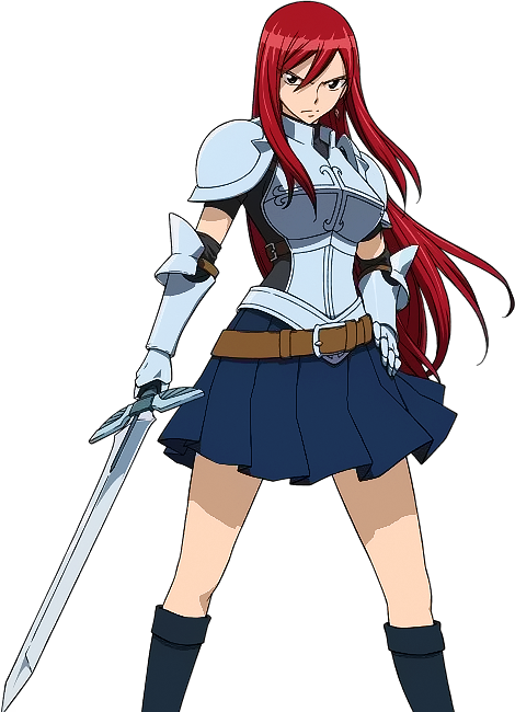 Anime Character Design And Fairy Tail Image  Erza Scarlet Armor Japanese  Cloth PNG Image  Transparent PNG Free Download on SeekPNG