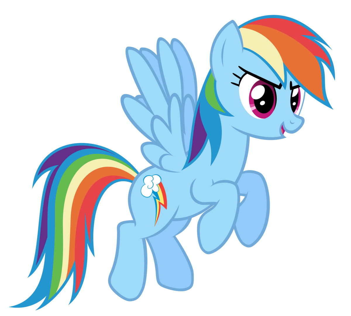 my little pony friendship is magic rainbow dash filly sonic rainboom