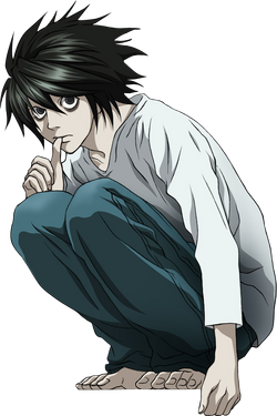 L Death Note Character Profile Wikia Fandom