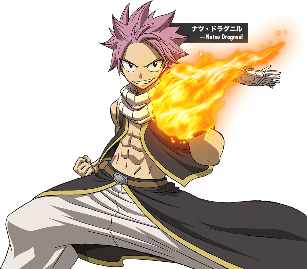 Natsu Dragneel Anime S2  Fairy Tail Natsu Full Body Transparent PNG   1062x1062  Free Download on NicePNG