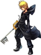 Roxas (Cloaked) (Art).png (697 KB) Roxas wielding the Kingdom Key as a member of Organization XIII