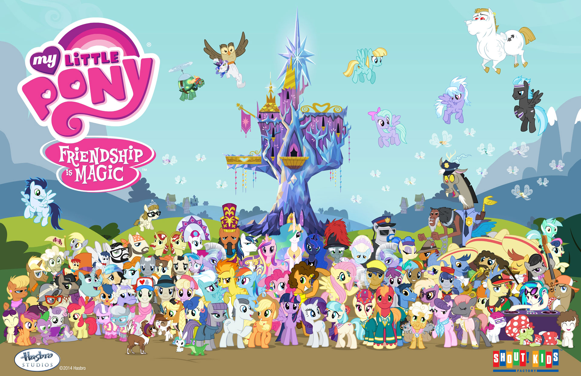 My Little Pony Com 4 Personagens