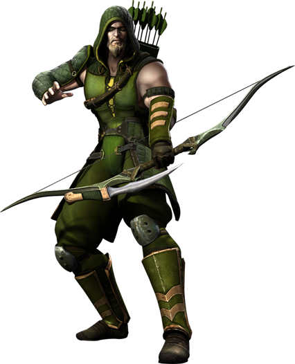 Green arrow compound bow