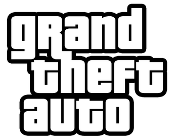GTA Grand Theft Auto San Andreas Logo Video Game Vice City Display Text  Large