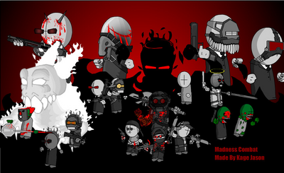 Pixilart - madness combat characters by kyle-beef