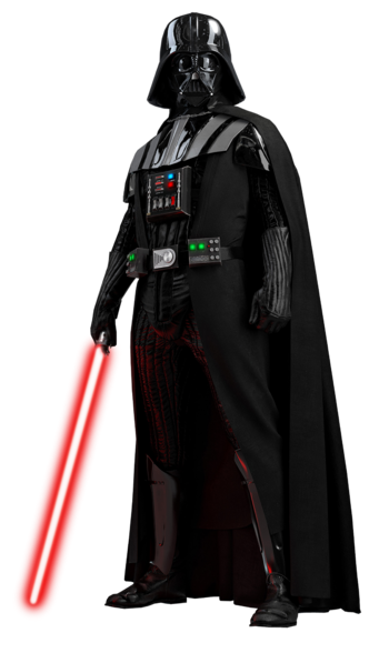 high def image of darth vader infused wi