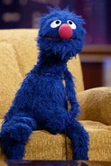 The newer Grover puppet on Jimmy Kimmel Live.