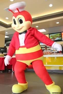 Jollibee's 2003 mascot appearance