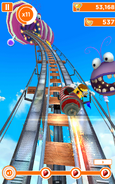 Girl Minion on Rollercoaster