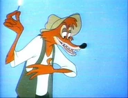 Br'er Fox getting ready to cook Br'er Rabbit