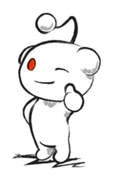 Snoo giving a thumbs up