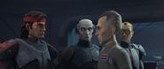 Admiral Tarkin talks to Hunter, Tech and Echo