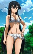 Akame in a bikini