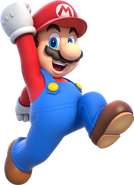 Mario jumping 3D