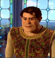 Shrek as a human