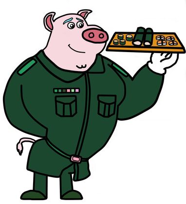 Dog A Tat the rat a tat Donnie Danner army soldier pig.jpg