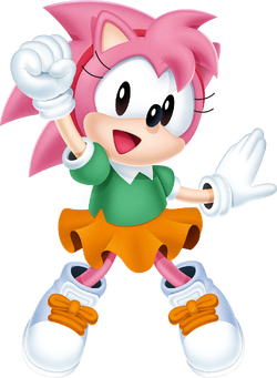 Amy Rose Sonic the Hedgehog Sonic & All-Stars Racing Transformed Sonic  Chaos Doctor Eggman, long hair, video Game, cartoon, fictional Character png