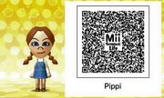 Mii Tomodachi Life Pippi Longstocking QR