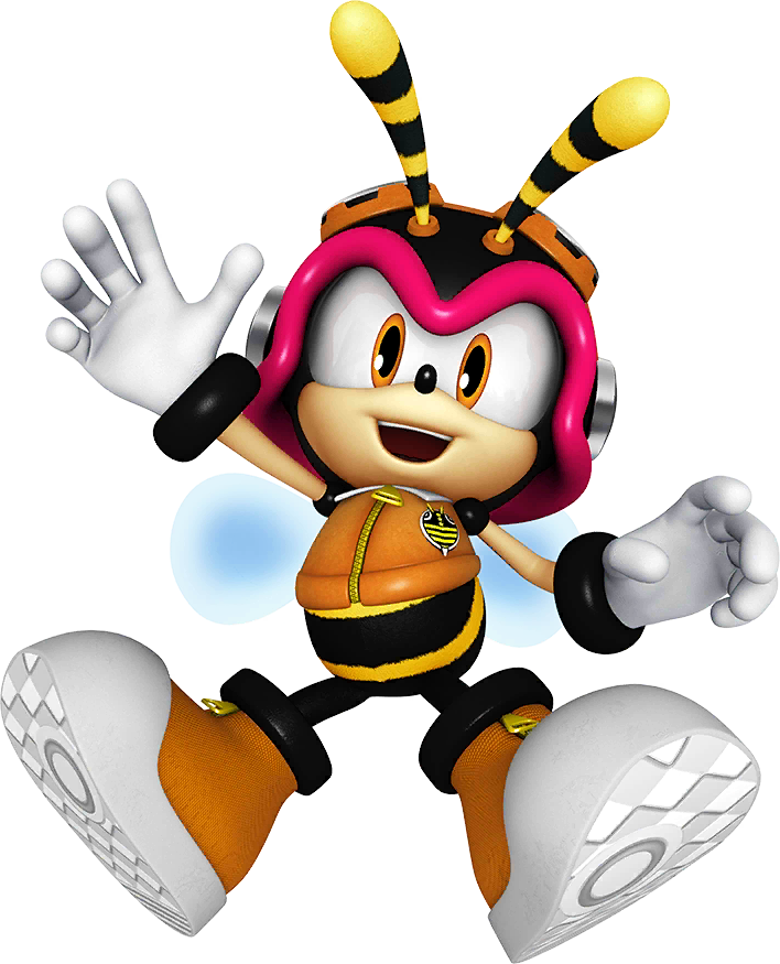 Charmy from #ShadowtheHedgehog.