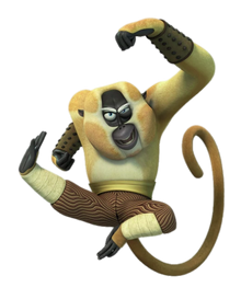 kung fu panda monkey png