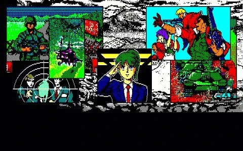 Shiryou Sensen War of the Dead for PC88 Opening